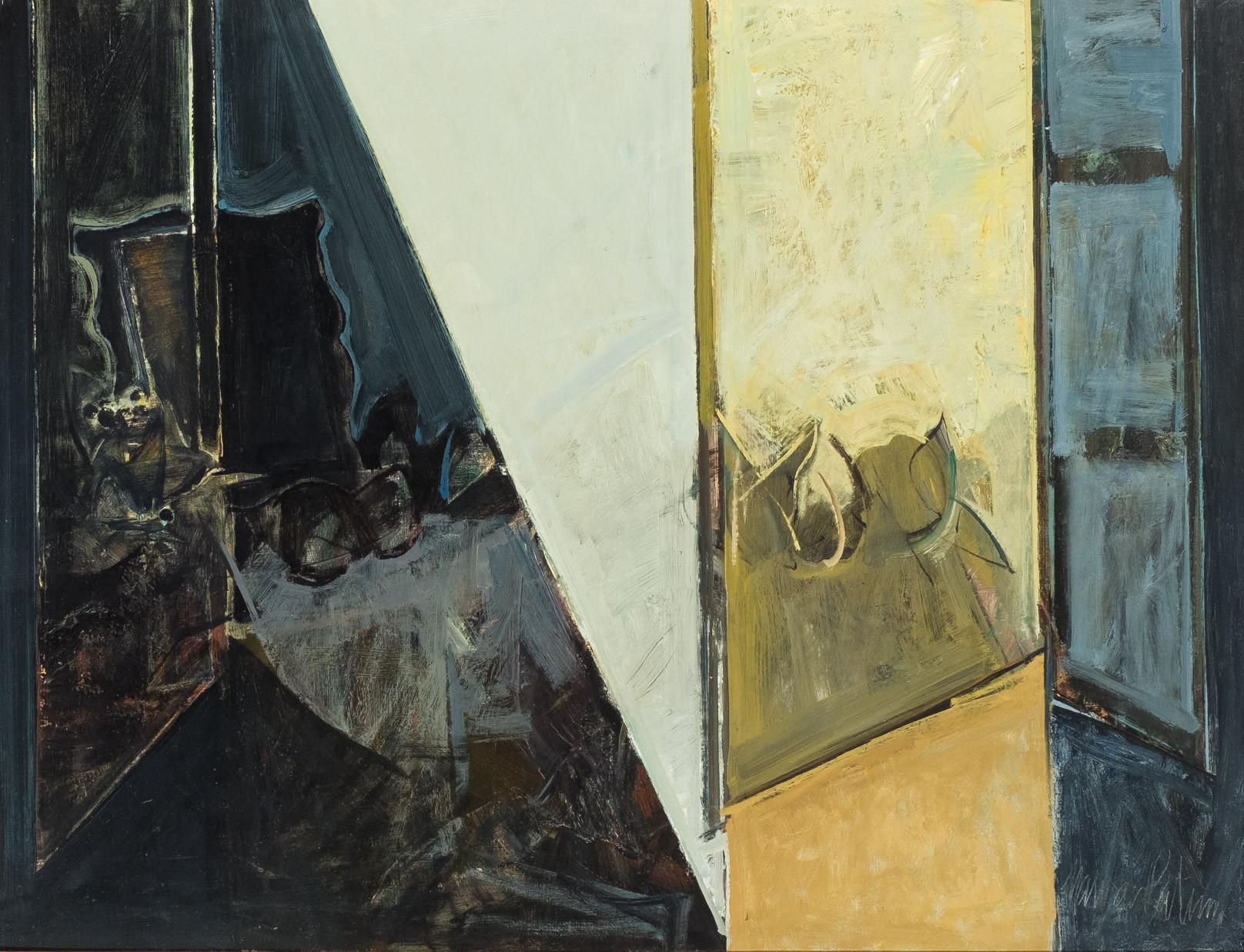 Artwork by Manuel Narvaez Patiño, ...Y con un espejo, Made of oil on canvas