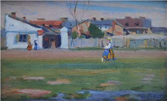 W drodze do miasta - Gustaw Pilatti