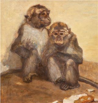 'Aapjes' / Two monkeys - Cornelis Jan Mension