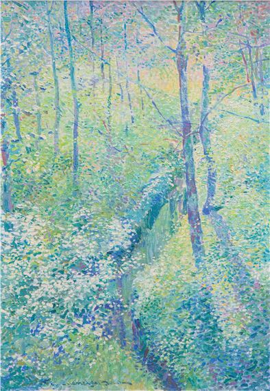 'De beek bij Sorghvliet' by Hessel de Boer