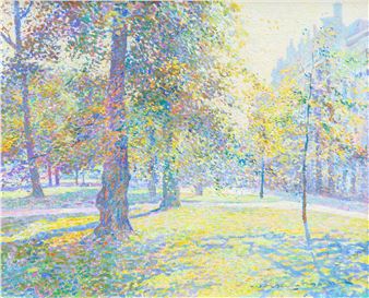 'Tegenlicht' / A sunny view of the Lange Voorhout, The Hague - Hessel de Boer