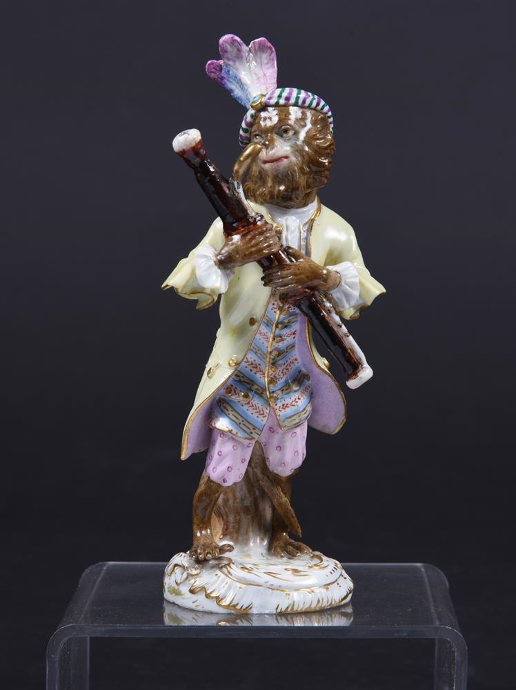 Meissen A Meissen monkeyband model of the bassoon player MutualArt