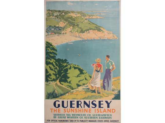 Se Guernsey The Sunshine Insel Verstärkt Getränkeuntersetzer