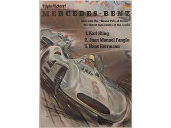 Mercedes-Benz Fangio, Kling and Hermann Triple Victory !, Grand Prix of Berlin - Hans Liska