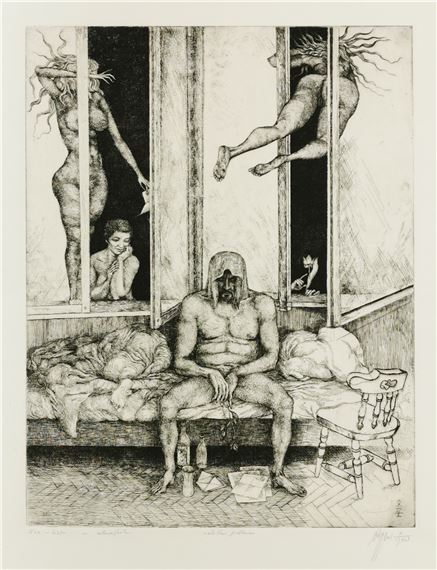 Noc - list by Leszek Rózga, 1972