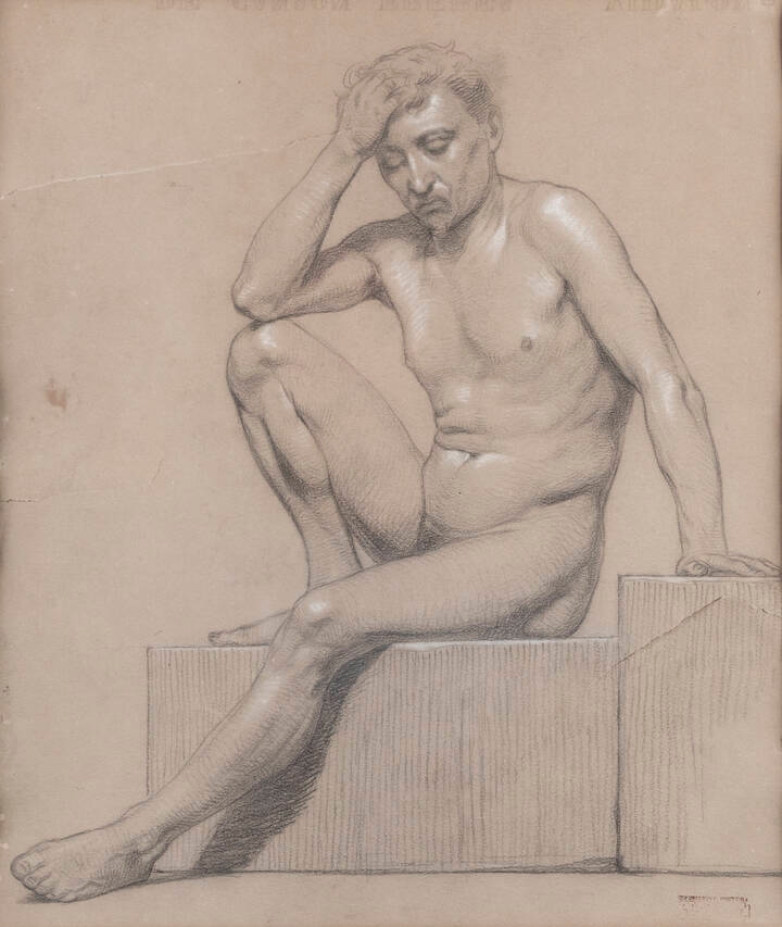 Ritratto di uomo nudo