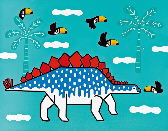 Stegosaurus and Tokotocos by Hyunjinery, 2021