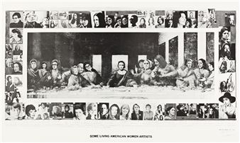 Some Living American Women Artists / Last Supper - Mary Beth Edelson