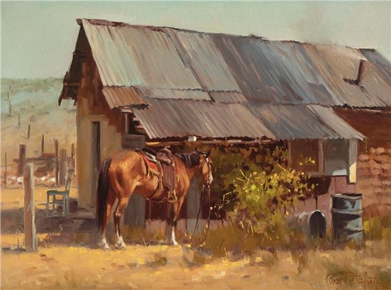 Line Camp, 1964 by Ross Stefan, 1964