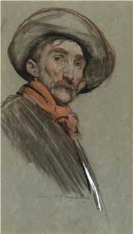 Untitled (Portrait of a Cowboy), 1903 - Paula Himmelschach Balano