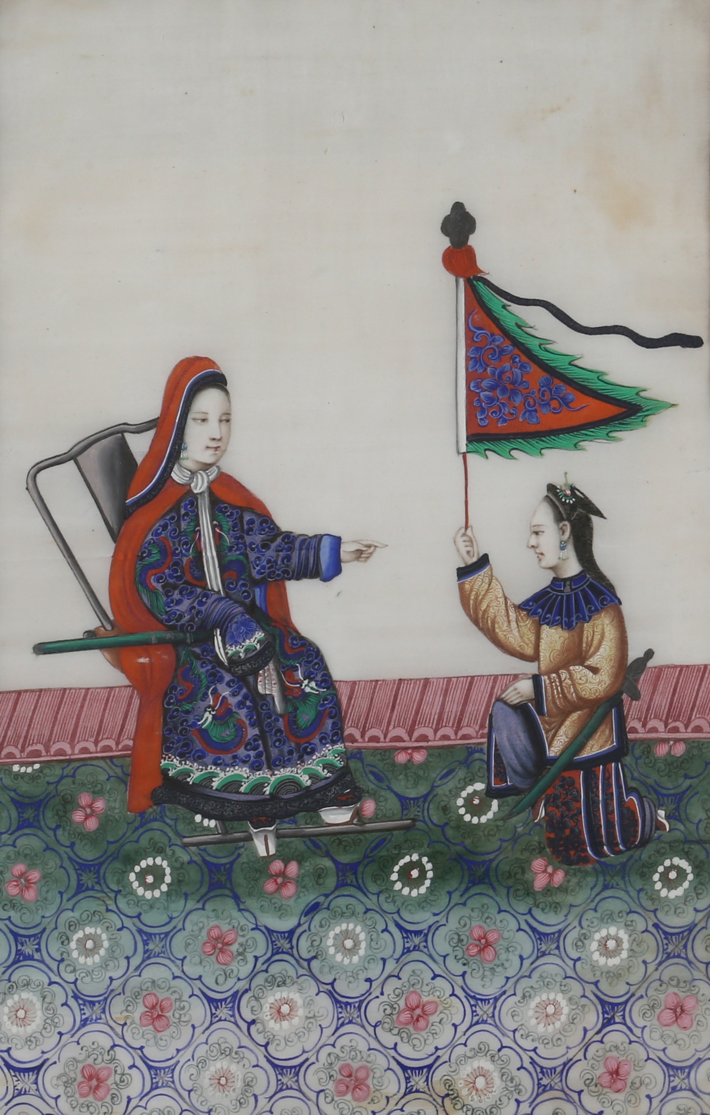 Chinese School, 19th Century | TWO CHINESE PITH PAPER PAINTINGS ...