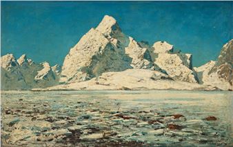 Scene from Lofoten - Otto Sinding