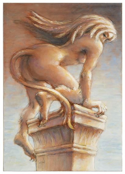 Sous les ailes de la lionne by Francis de Lassus Saint-Geniès