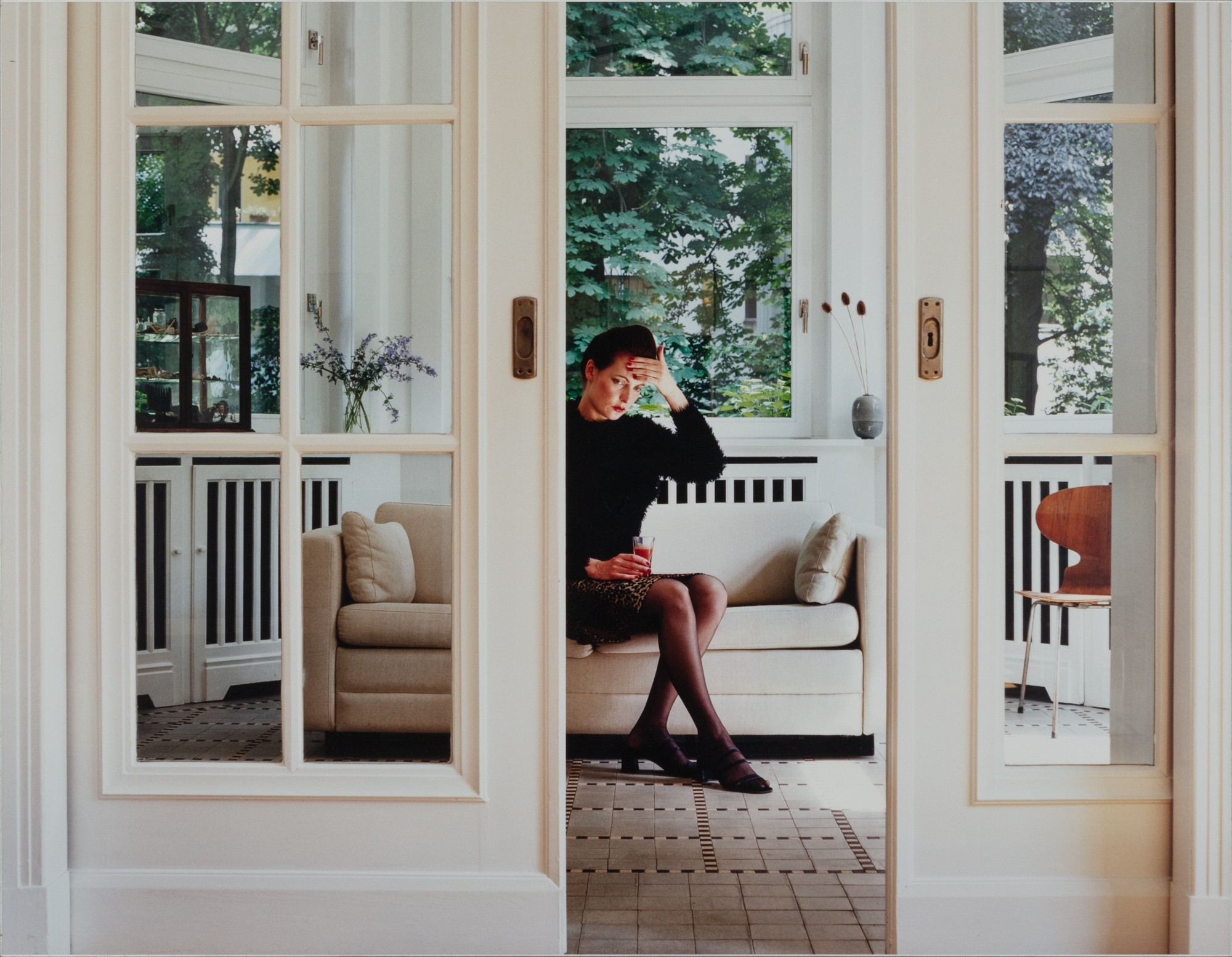 Untitled (Sliding glass doors) by Aino Kannisto, 2004