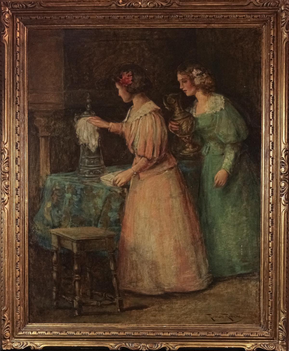 Romá Ribera | Figuras en interior | MutualArt