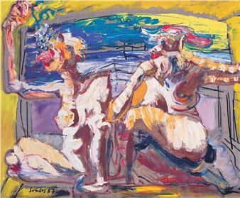 Eating Grapes - Lajos Sváby