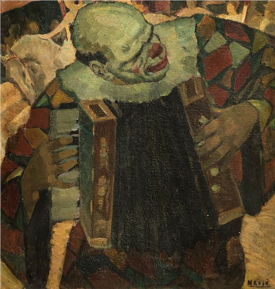 Manuel Rose | Payaso con bandoneón | MutualArt