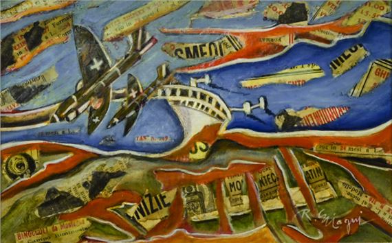 Aerei nemici sulla diga del sol by Riccardo Magni