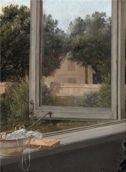 View through a window by Jørgen Roed