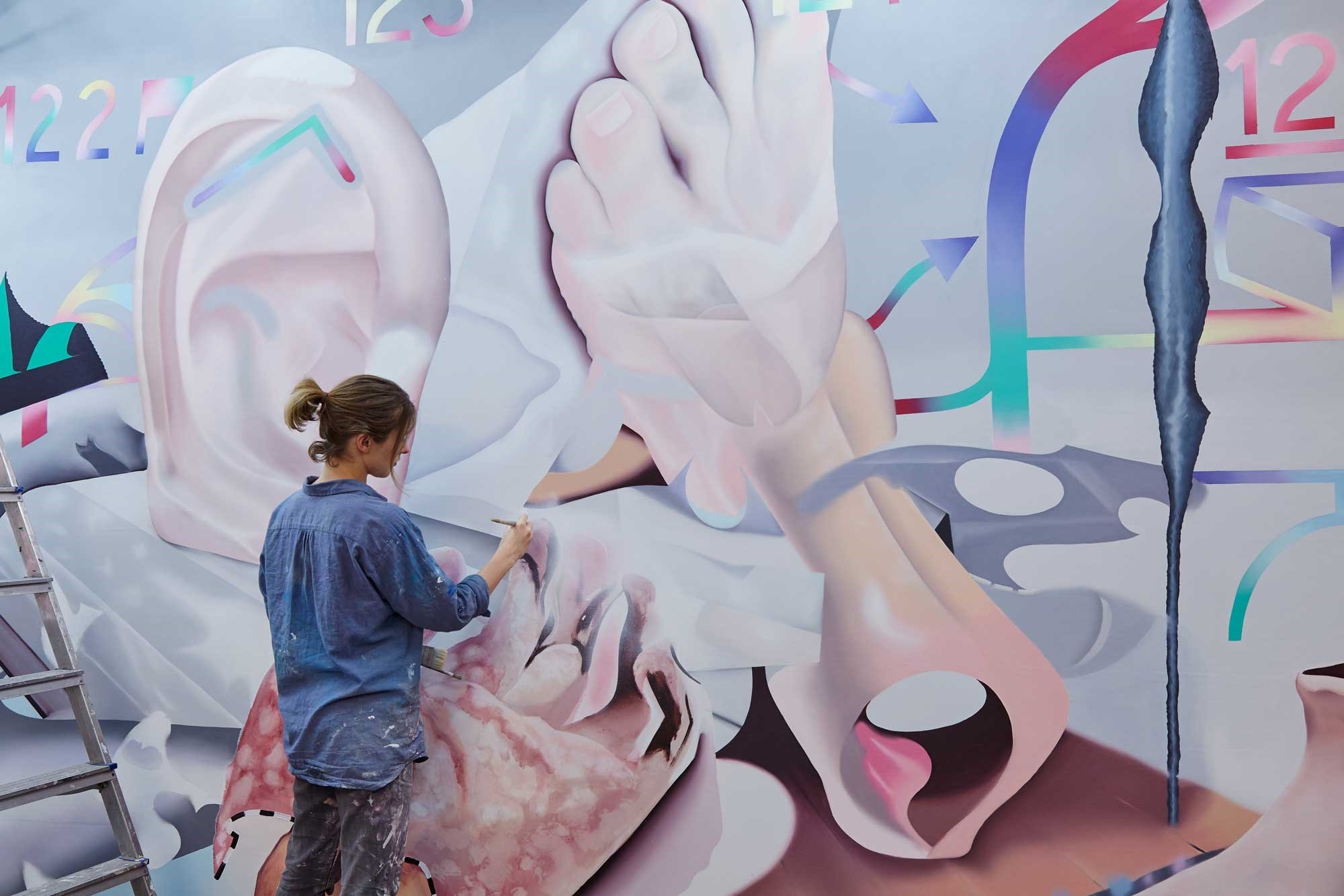 Artwork by Jane Hayes Greenwood, One O'clock Gun, Made of Oil on linen