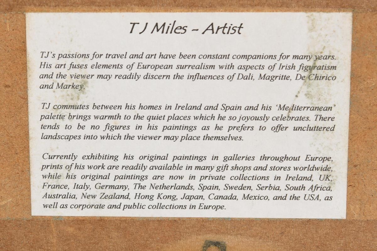 Artwork by T. J. Miles, All You Really Need, Made of oil on board