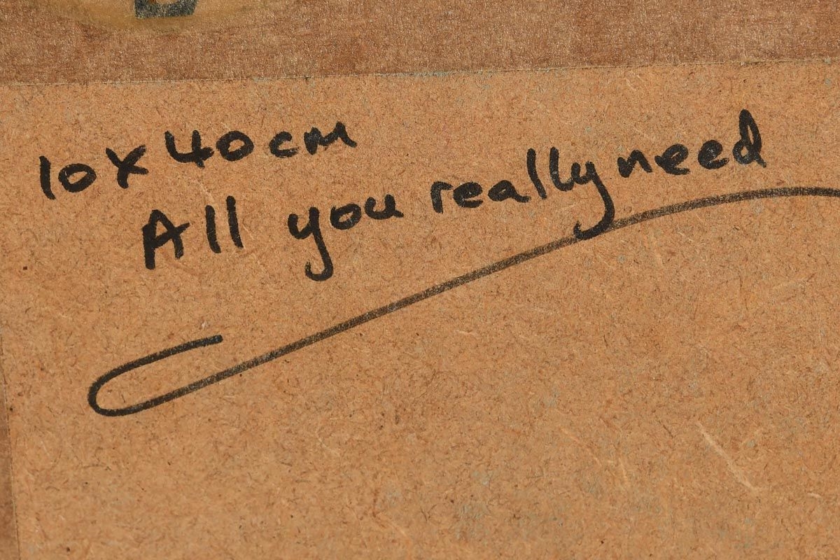 Artwork by T. J. Miles, All You Really Need, Made of oil on board