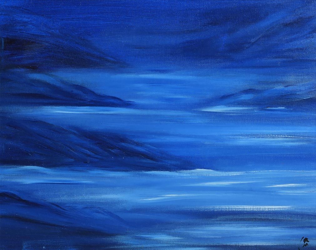 Artwork by Ann Mueller, Island View, Made of acrylic on canvas