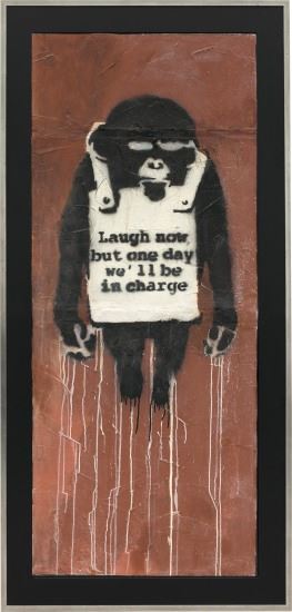 Banksy | Laugh Now Panel A (2002) | MutualArt