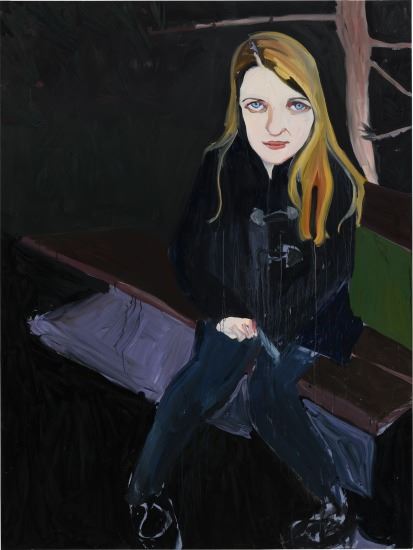 Moll in the Park by Chantal Joffe, Painted in 2010
