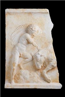 Hercules capturing the Cretan bull - Ruggero Bescapè