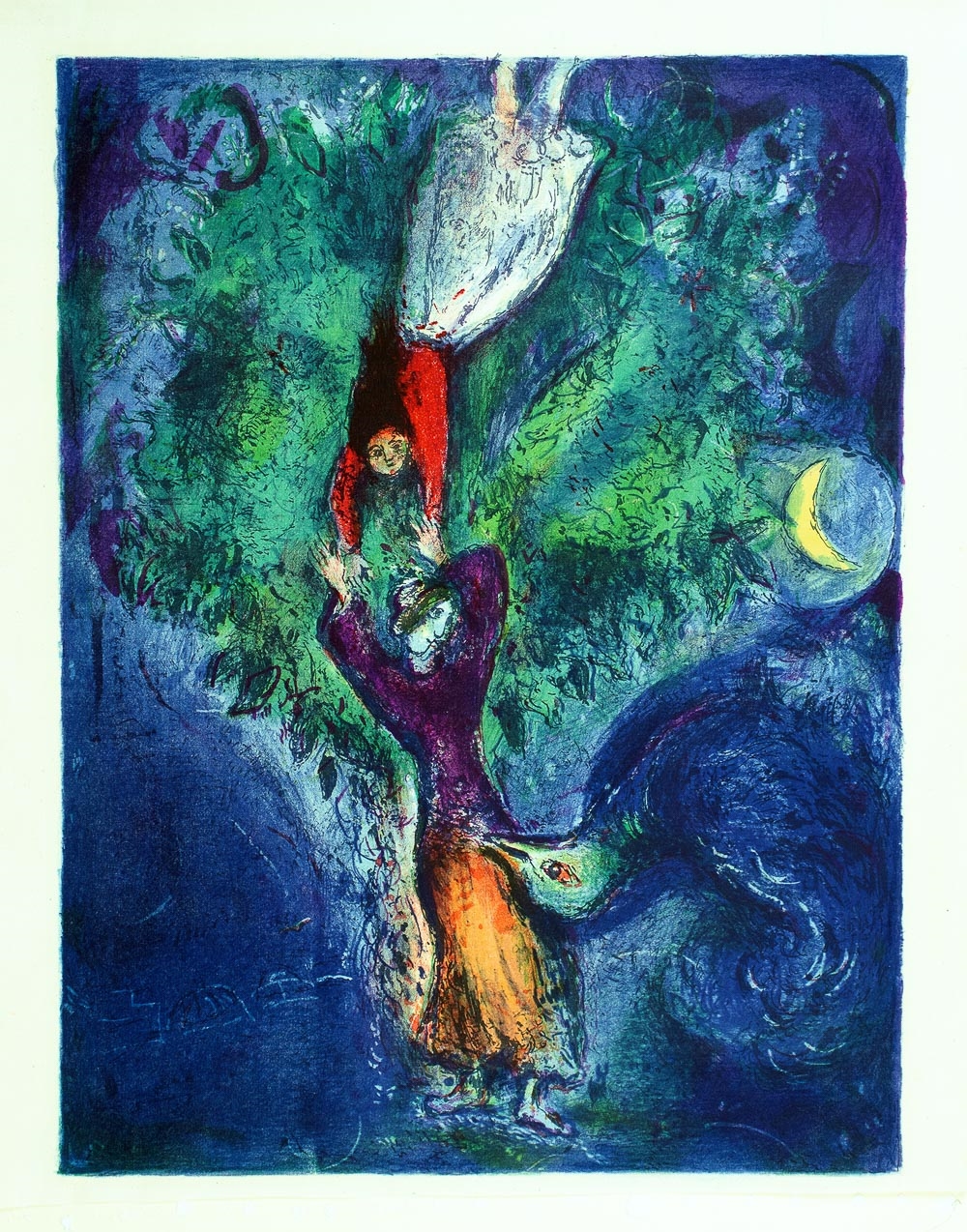 Marc Chagall So she came down from the tree (1948) MutualArt