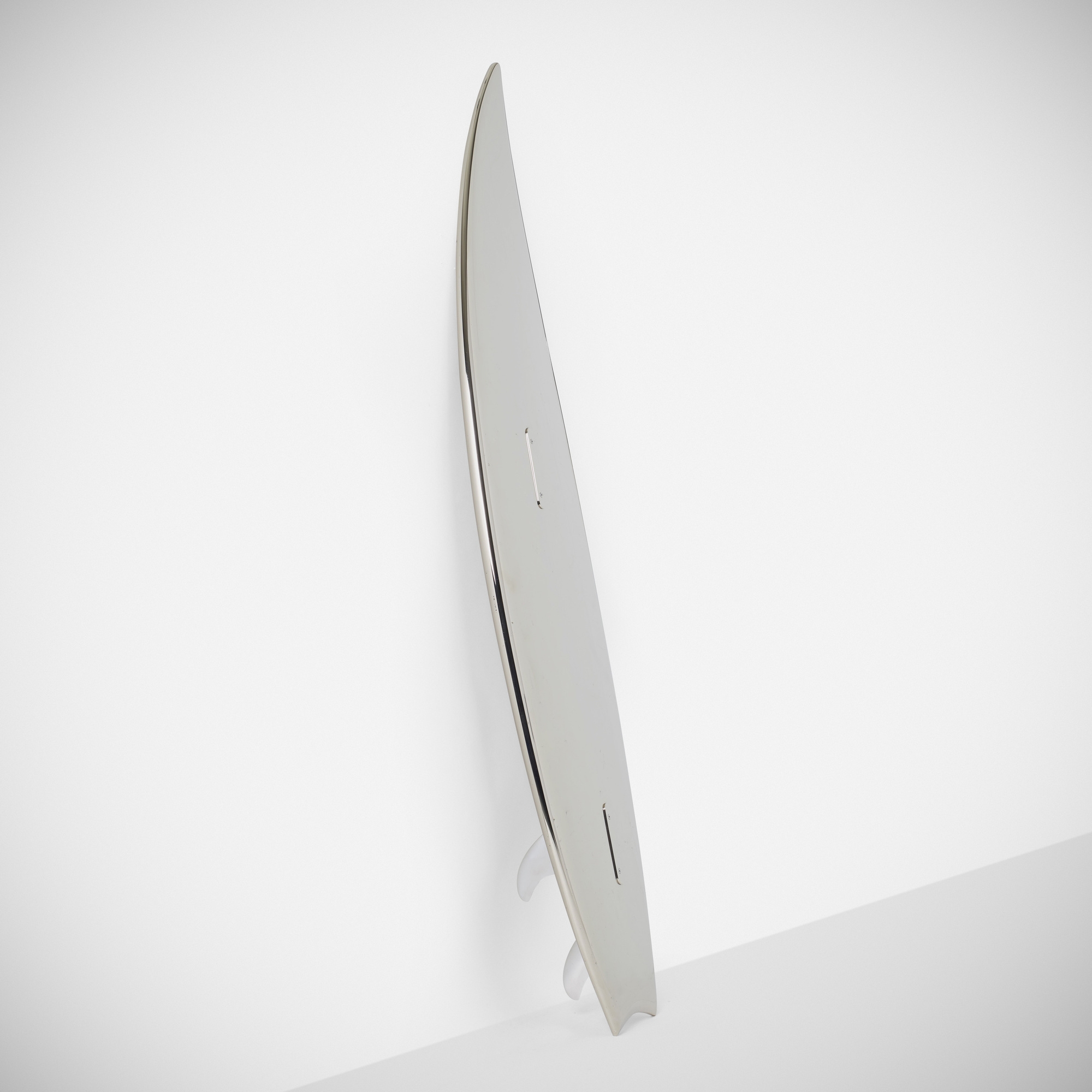 Artwork by Marc Newson, Nickel surfboard, Made of nickel