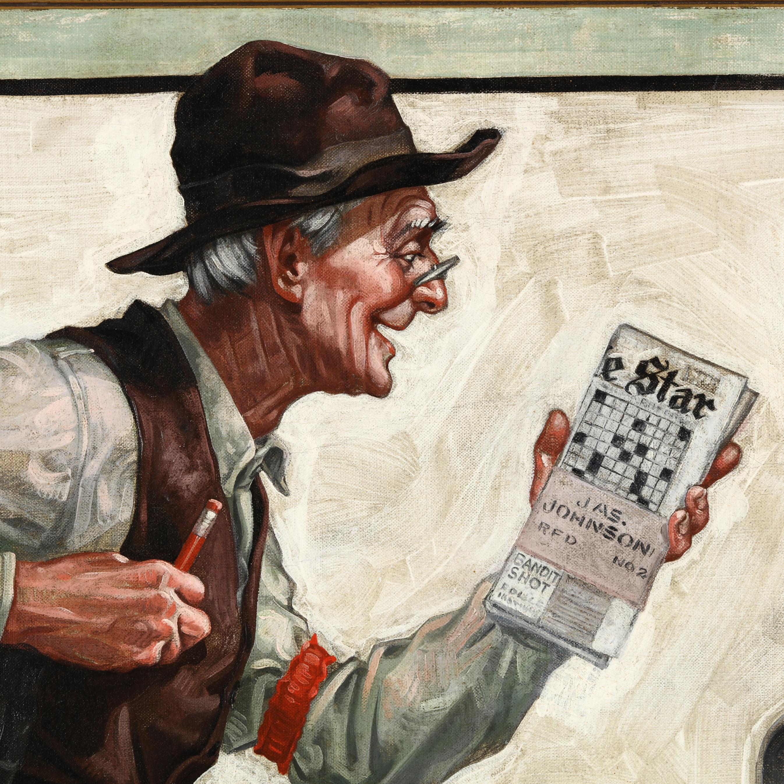 Artwork by Charles James Ryan, Rural Free Delivery, U.S. Mail, Made of Oil on canvas