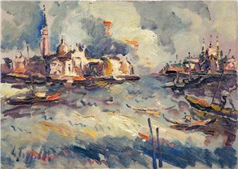 Venetian landscape - Marino Francesco