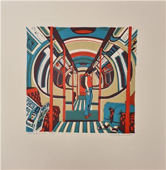 A pair of linocuts - Gail Brodholt