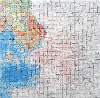 North Wind Blows datamaps hand cut and twisted - Johnny Smith