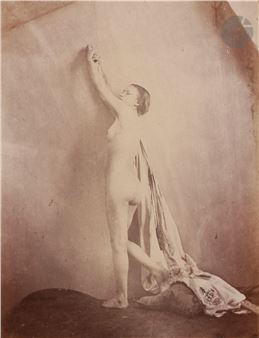 Nu féminin au drapé - Frank Chauvassaignes