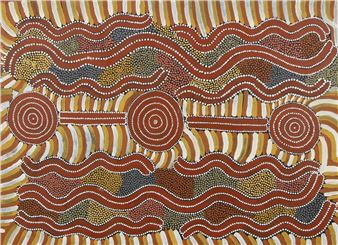 Water Dreaming - Teddyean Tjangala