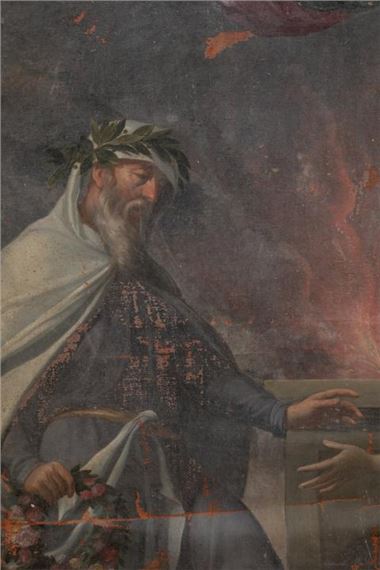 Sacrifice de bœufs pour Zeus, Héraclès et Athéna by Jean Mosnier