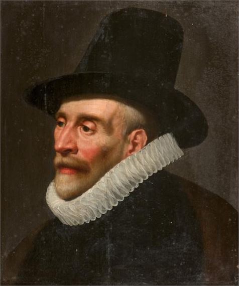 Portrait d'homme au chapeau by Thomas de Keyser