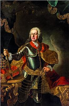 Lotharingiai Károly portréja VÉDETT - NO EXPORT - Viennese School, 18th Century