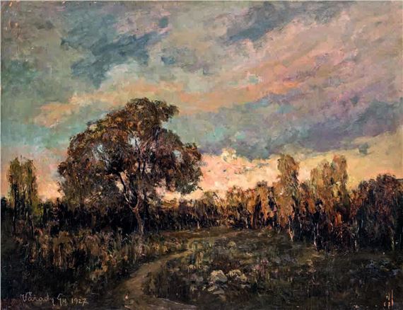 Erdőrészlet by Gyula Varady, 1927