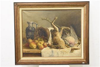 Nature morte au lièvre - Léopold Dykers