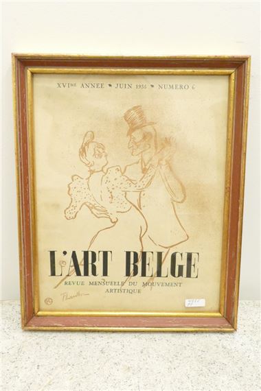 Bal Moulin Rouge by Henri de Toulouse-Lautrec, 1935