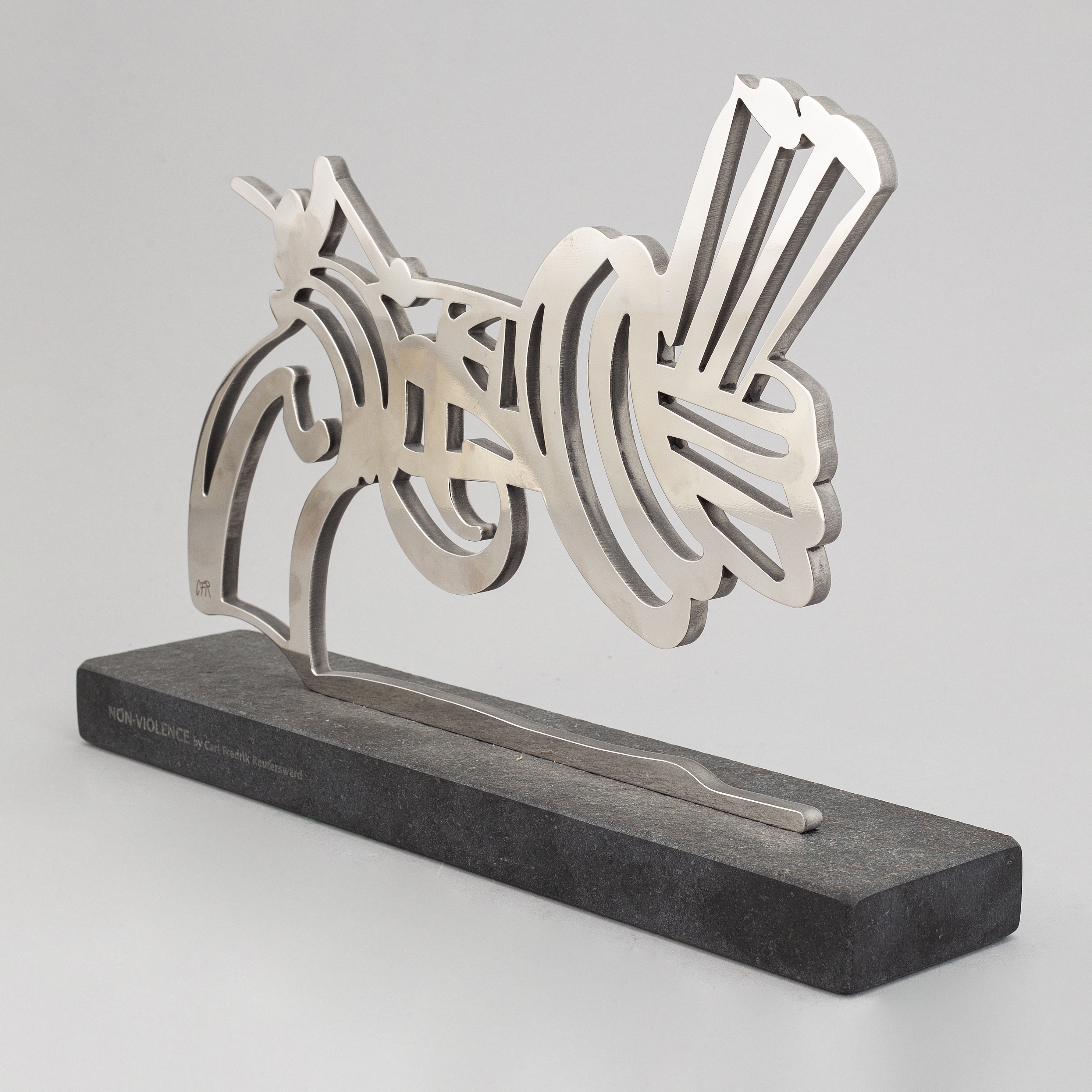 Artwork by Carl Fredrik Reuterswärd, Untitled, Made of sculpture, steel