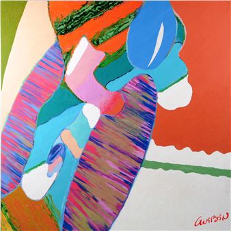 Cycliste sur piste - Gérard Wibin