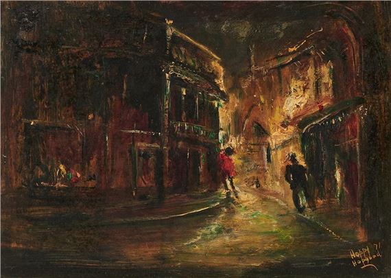 On the Corner by Charles Edward Hopgood, 1971