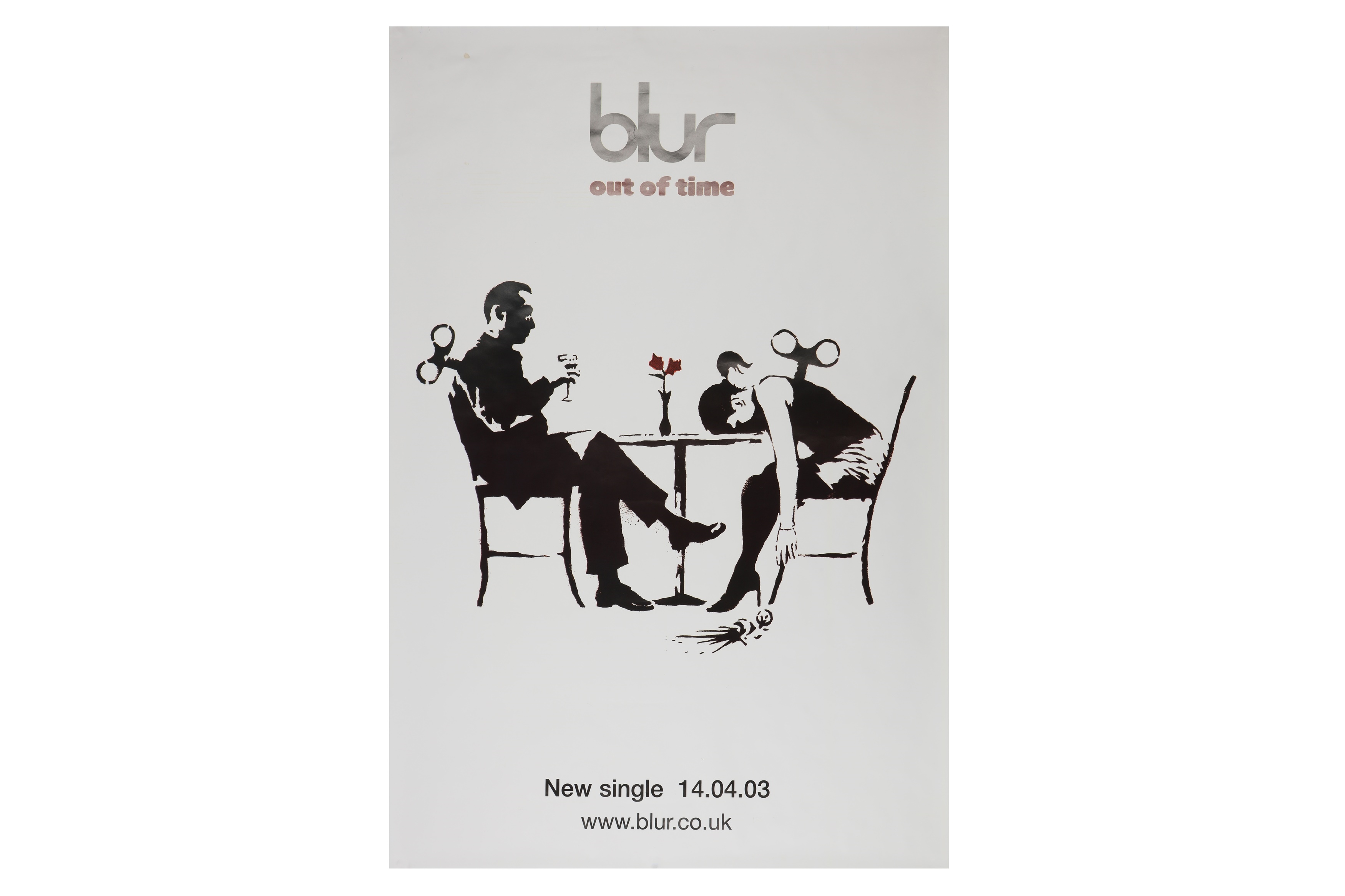 Blur "Out of time" Promo Poster by Banksy, 2003