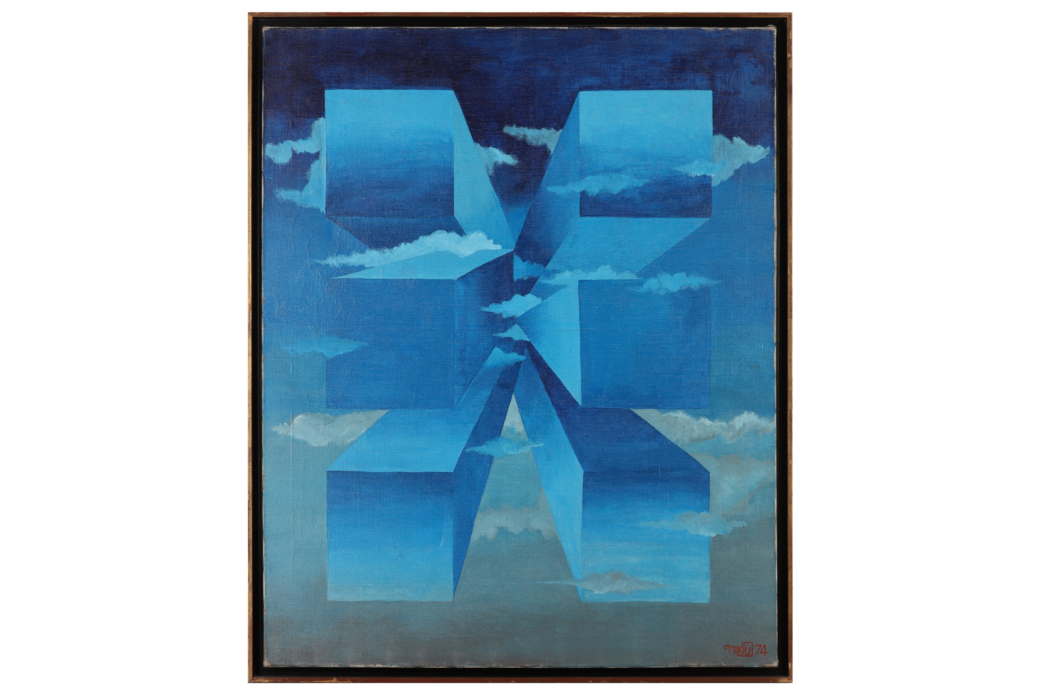 Artwork by Keith Milow, Untitled, Made of oil on canvas