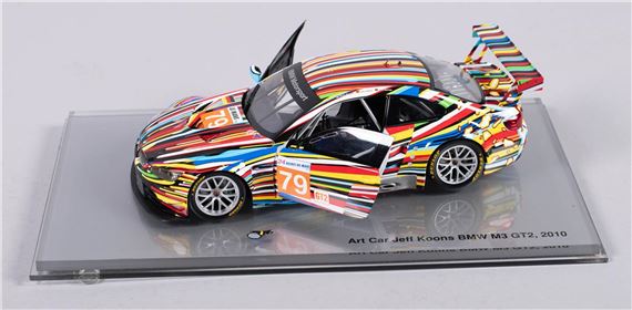 Jeff Koons | 1:18 MINICHAMPS BMW M3 GT2 ART CAR (2010) | MutualArt